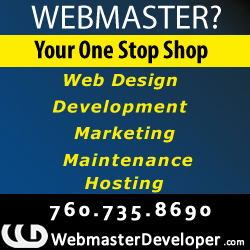 Webmasters and hosting San Diego, California